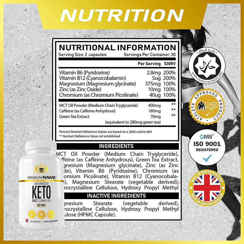 Keto Diet Complex | 60 Capsules | One Month Supply