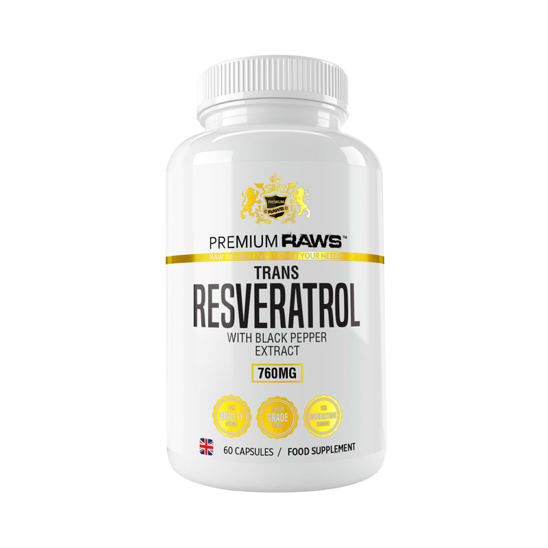 Trans Resveratrol Capsules with Black Pepper Extract | Antioxidant Supplement