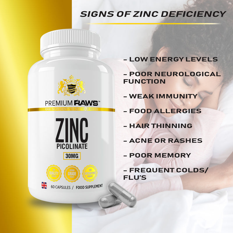 Zinc Picolinate Capsules | Immune Support, Hair and Skin & Reproductive Health.