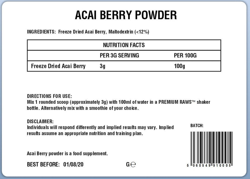 Acai Berry Powder | 100%