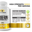 Berberine HCL 97% 120 Capsules | 500mg