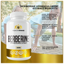 Berberine HCL 97% 120 Capsules | 500mg