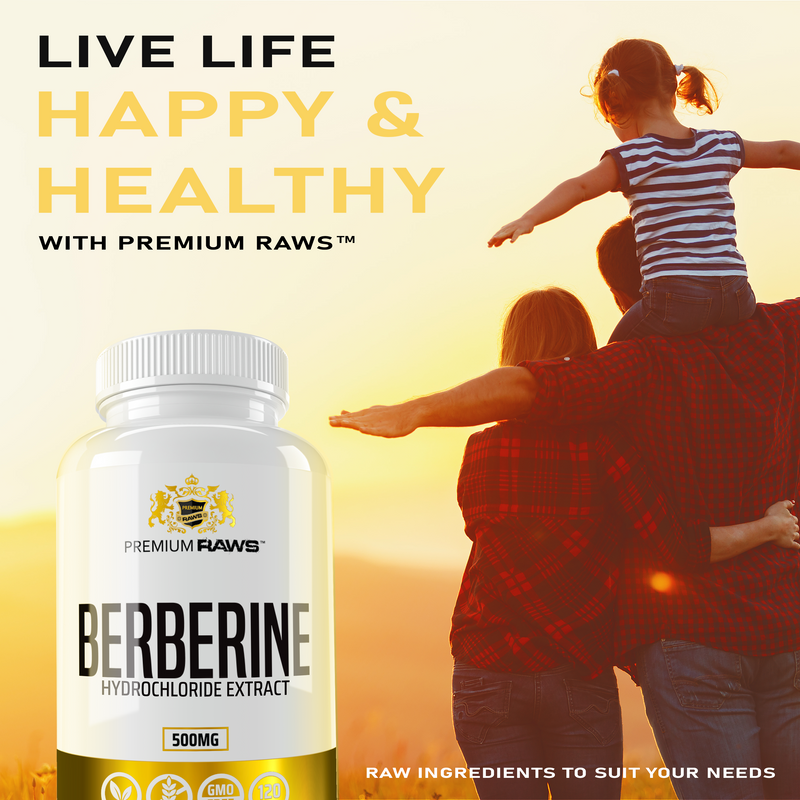 Berberine HCL 97% 120 Capsules | 500mg