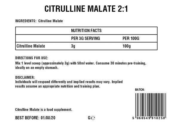 Citrulline Malate Powder | Amino Acid | 2:1