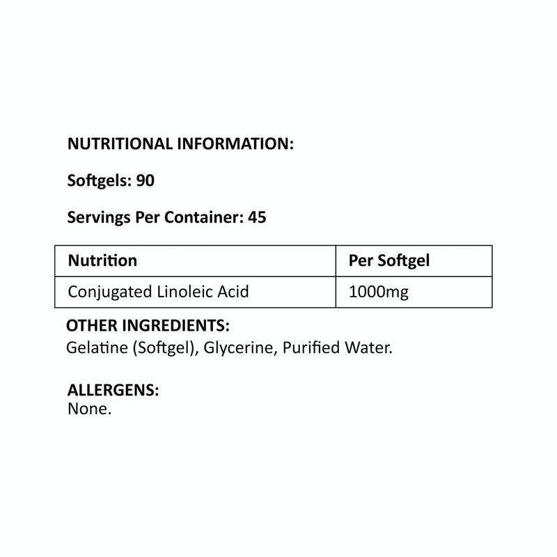 CLA Softgels | Conjugated Linoleic Acid | 1000mg