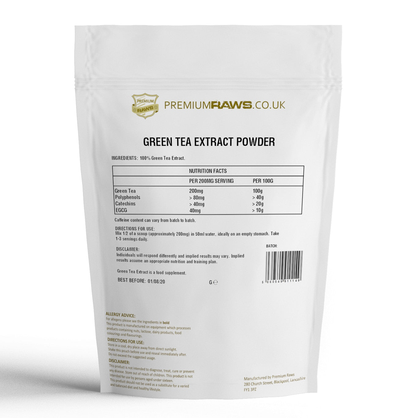 Green Tea Powder | Extract – Premium Raws