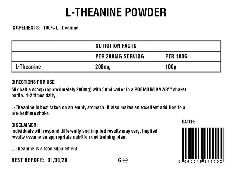 L-Theanine Powder | 100%