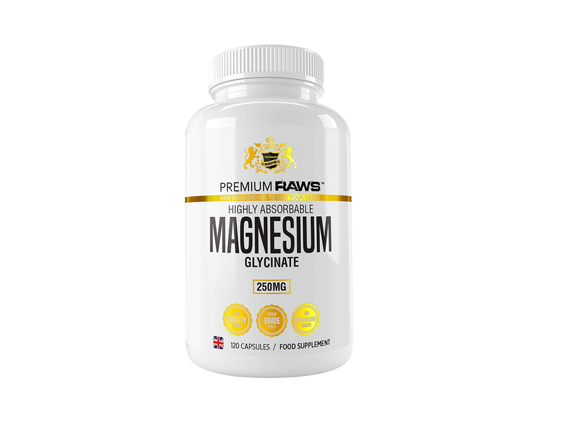 Magnesium Glycinate Capsules | 1250mg per Serving | 250mg of Pure Highly bioavailable Elemental Magnesium.