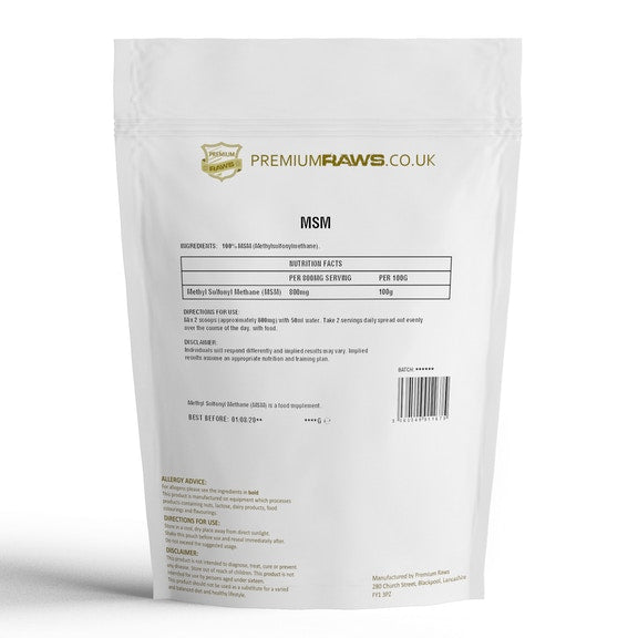 MSM Powder | Methyl-Sulfonyl Methane | 100%