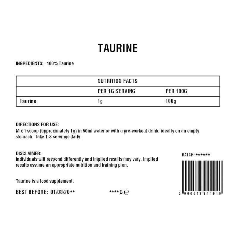 Taurine Powder | Amino Acid | 100%