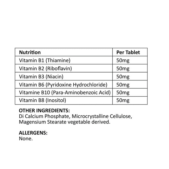 Vitamin B50 Complex Tablets |